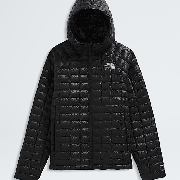 The North Face ThermoBall™ Eco Hoodie 2.0 Quilted Black Hooded Jacket - Picture 1 of 6
